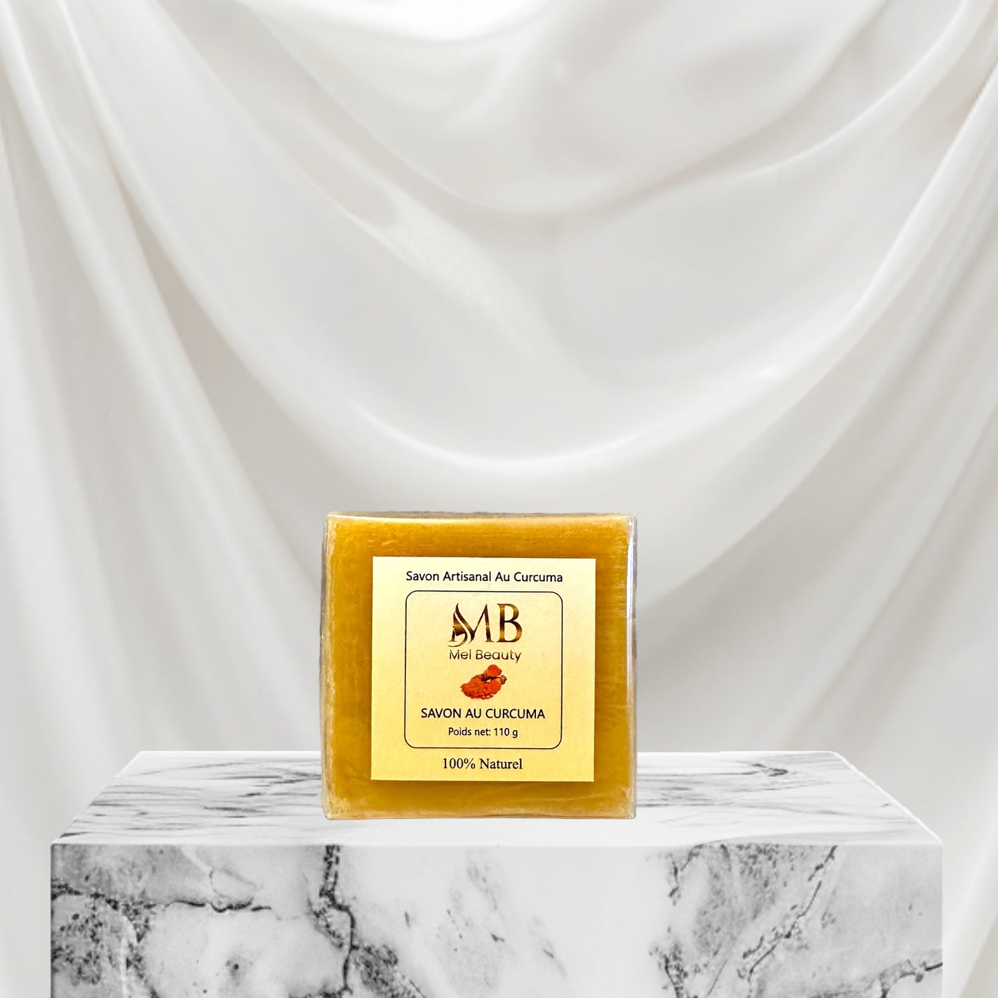 Savon Visage et Corps au Curcuma